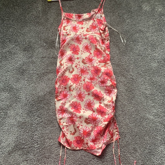 Showpo Floral Silk Slip Dress - Picture 5 of 5